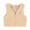 Beige teddy vestje - Gilet vanilla 
